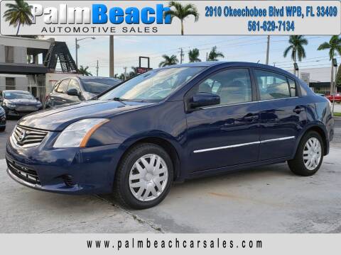 2012 Nissan Sentra for sale at Palm Beach Automotive Sales in West Palm Beach FL