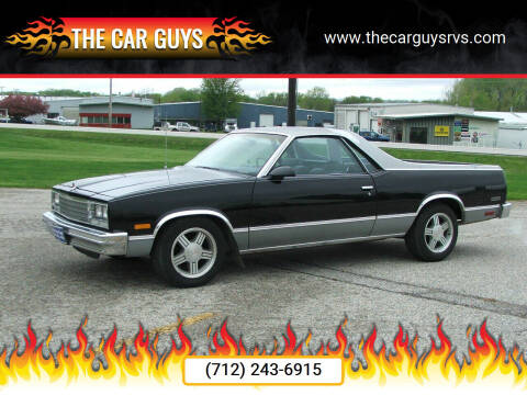 1986 Chevrolet El Camino for sale at The Car Guys RV & Auto in Atlantic IA