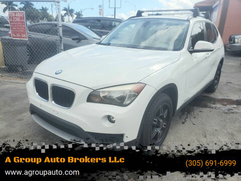 2013 BMW X1 for sale at A Group Auto Brokers LLc in Opa-Locka FL