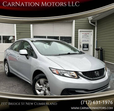 2013 Honda Civic for sale at CarNation Motors LLC - New Cumberland Location in New Cumberland PA