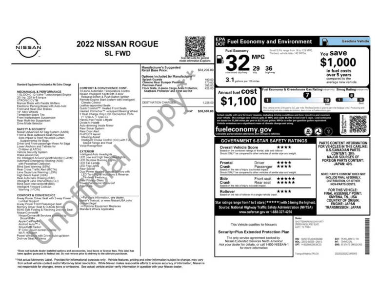 2022 Nissan Rogue SL