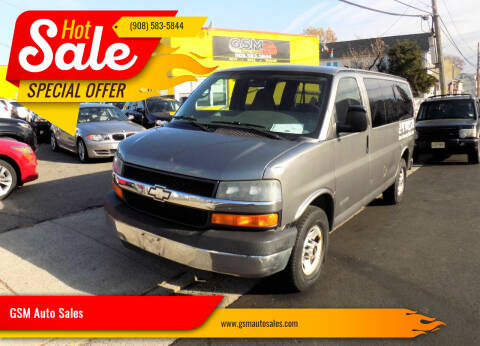 2006 Chevrolet Express Passenger for sale at GSM Auto Sales in Linden NJ