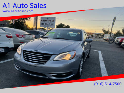 2014 Chrysler 200 for sale at A1 Auto Sales in Sacramento CA