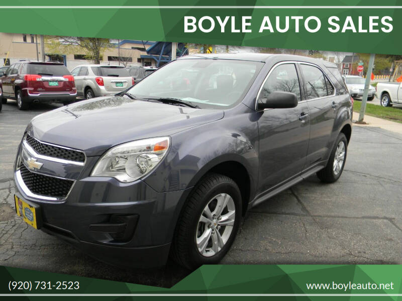 2013 Chevrolet Equinox for sale at Boyle Auto Sales in Appleton WI