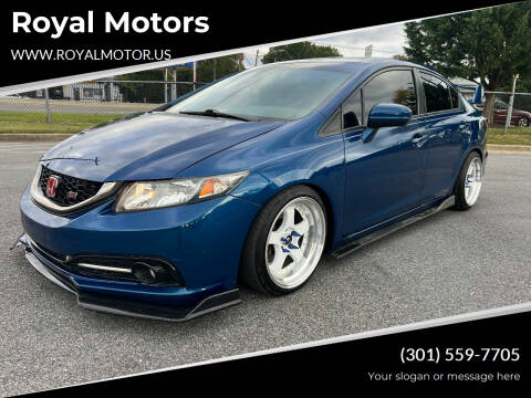 2014 Honda Civic for sale at Royal Motors in Hyattsville MD