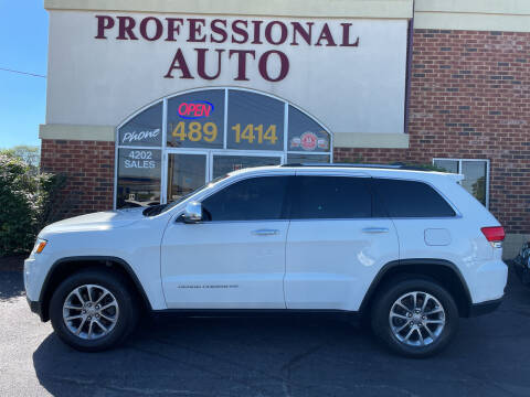 2016 Jeep Grand Cherokee for sale at Professional Auto Sales & Service in Fort Wayne IN