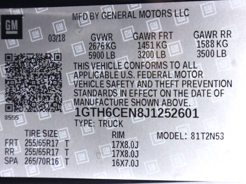 2018 GMC Canyon SLE