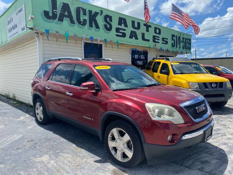 2008 GMC Acadia for sale at Jack's Auto Sales in Port Richey FL