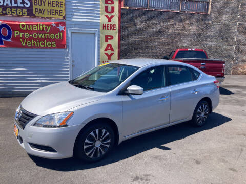 2014 Nissan Sentra for sale at RON'S AUTO SALES INC in Cicero IL