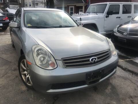 2006 Infiniti G35 for sale at Rosy Car Sales in Roslindale MA