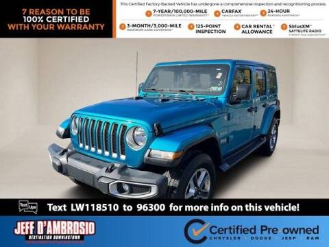 2020 Jeep Wrangler Unlimited for sale at Jeff D'Ambrosio Auto Group in Downingtown PA