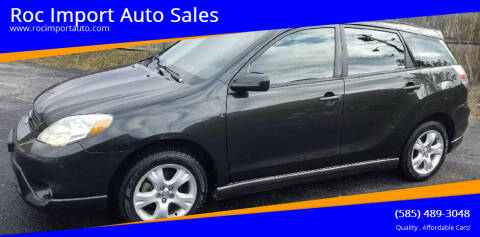 2006 Toyota Matrix for sale at Roc Import Auto Sales in Rochester NY