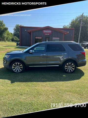 2016 Ford Explorer for sale at HENDRICKS MOTORSPORTS in Cleveland OK