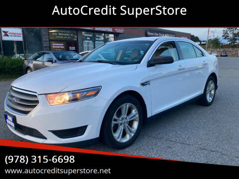 2018 Ford Taurus for sale at AutoCredit SuperStore in Lowell MA