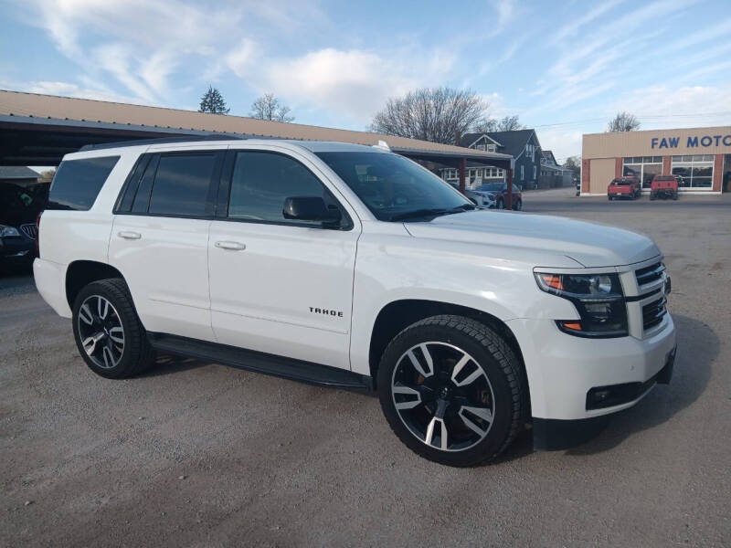 Used 2020 Chevrolet Tahoe Premier with VIN 1GNSKCKJ9LR119232 for sale in Cambridge, NE
