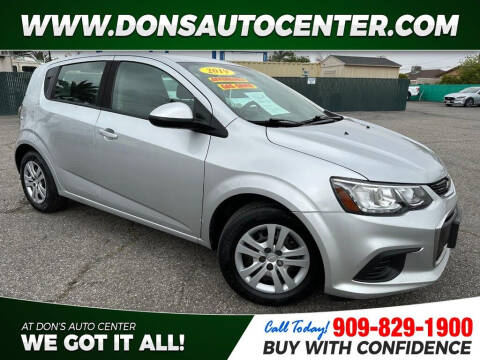 2019 Chevrolet Sonic for sale at Dons Auto Center in Fontana CA