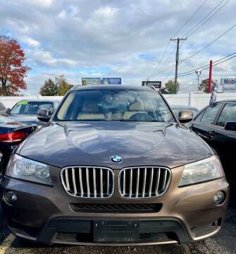 2014 BMW X3 for sale at GRAND USED CARS  INC in Little Ferry NJ