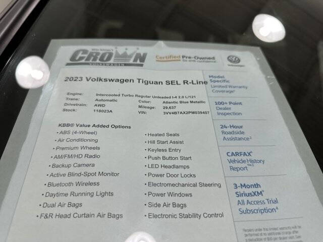 2023 Volkswagen Tiguan SEL R-Line 4Motion