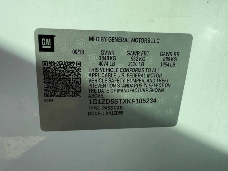 2019 Chevrolet Malibu LT