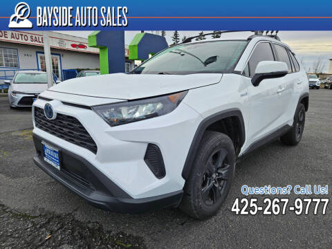 2021 Toyota RAV4 Hybrid for sale at BAYSIDE AUTO SALES in Everett WA