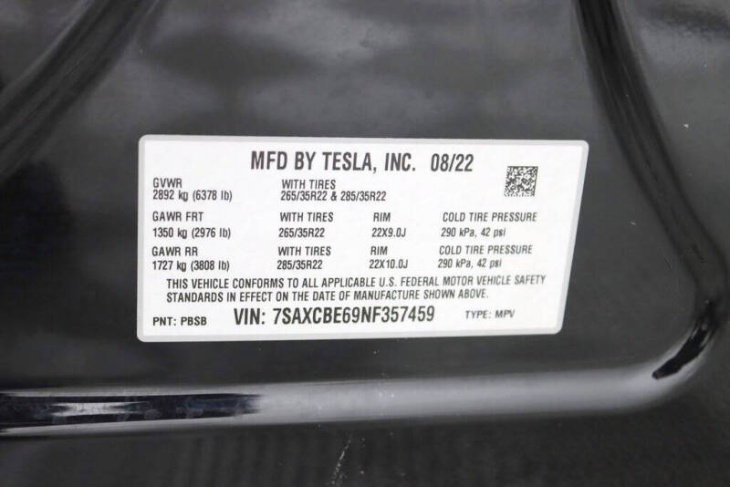 2022 Tesla Model X Plaid