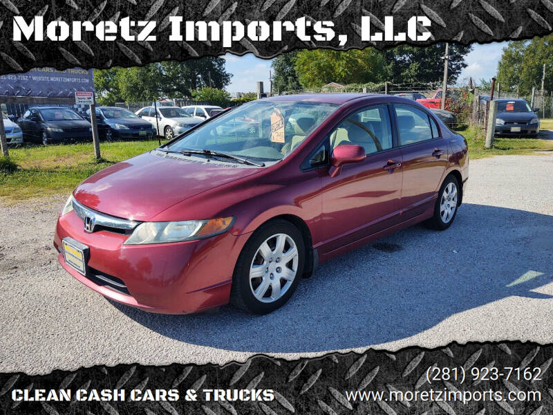 2008 Honda Civic for sale at Moretz Imports, LLC in Spring TX
