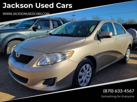 2010 Toyota Corolla for sale at Jackson Used Cars in Wynne AR