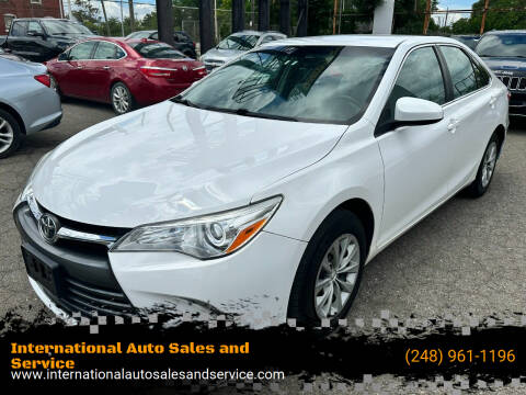 2015 Toyota Camry for sale at International Auto Sales and Service in Detroit MI