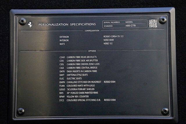2018 Ferrari 488 GTB