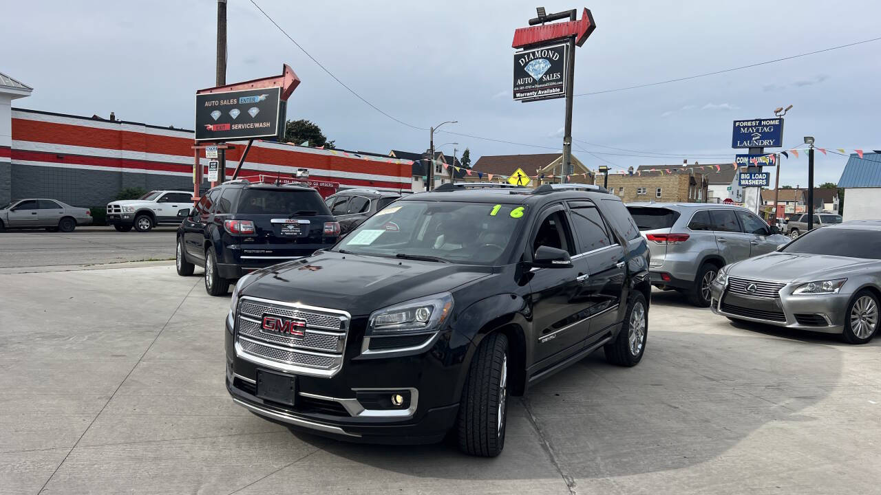 Black 2016 GMC Acadia Denali AWD Denali 4dr SUV 2