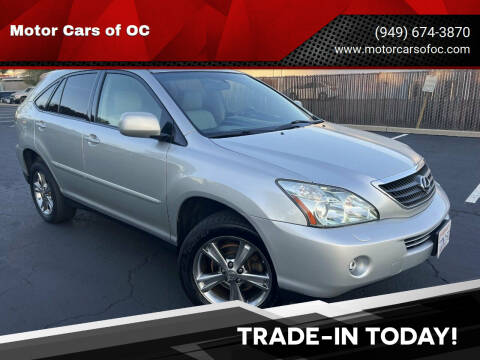 2007 Lexus RX 400h for sale at Motor Cars of OC in Costa Mesa CA