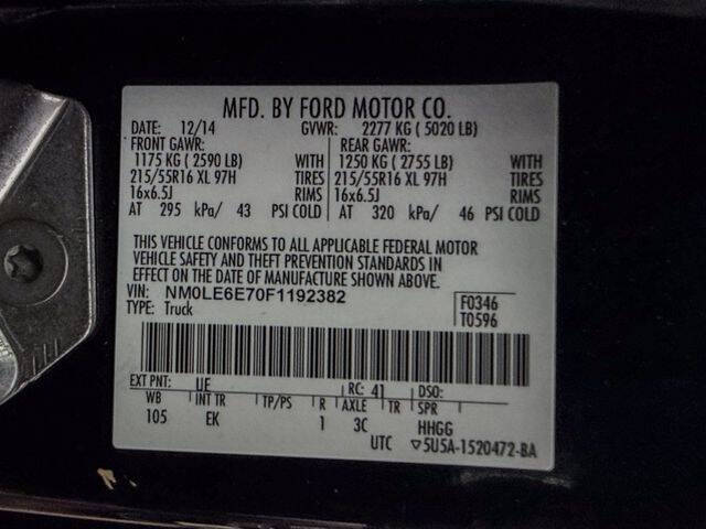 2015 Ford Transit Connect XL