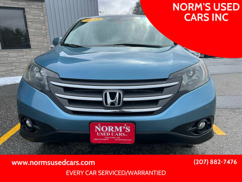 2013 Honda CR-V for sale at NORM'S USED CARS INC in Wiscasset ME