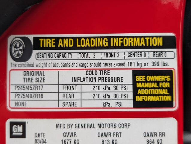 2004 Chevrolet Corvette