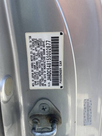 2005 Acura RSX w/Leather
