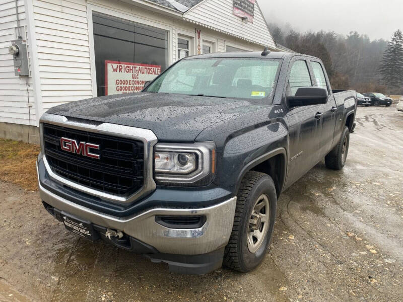 2017 GMC Sierra 1500 for sale at Wright's Auto Sales in Townshend VT