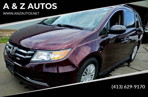 2014 Honda Odyssey for sale at A & Z AUTOS in Westfield MA