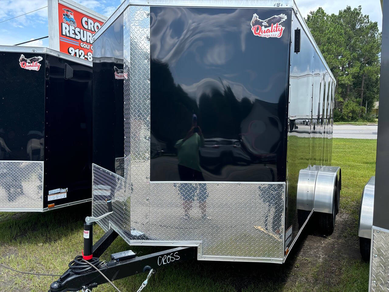 2024 Quality Cargo 6x10SA Enclosed Cargo Trailer  for sale at Cross Resurrection Golf Carts and Trailers in Rincon, GA