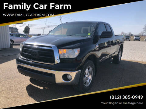 2010 Toyota Tundra for sale at Family Car Farm in Princeton IN