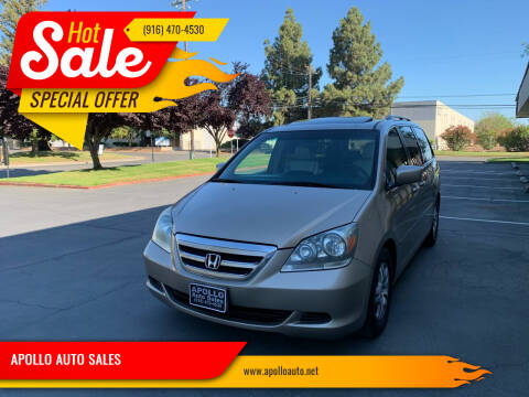2005 Honda Odyssey for sale at APOLLO AUTO SALES in Sacramento CA