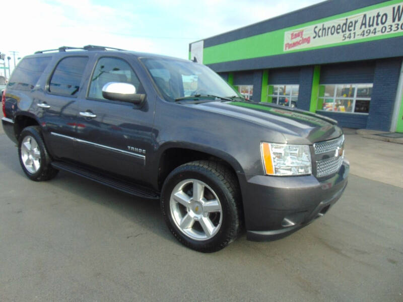 2010 Chevrolet Tahoe for sale at Schroeder Auto Wholesale in Medford OR