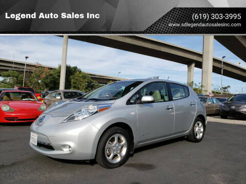 2011 Nissan LEAF for sale at Legend Auto Sales Inc in Lemon Grove CA