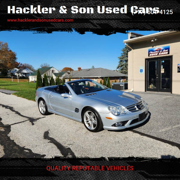 2007 Mercedes-Benz SL-Class for sale at Hackler & Son Used Cars in Red Lion PA