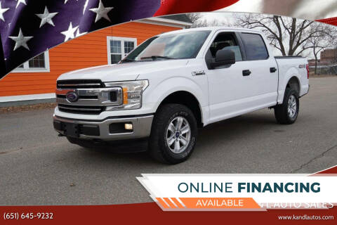 2018 Ford F-150 for sale at K & L Auto Sales in Saint Paul MN