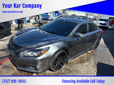 2016 Nissan Altima for sale at Your Kar Company in Norfolk VA