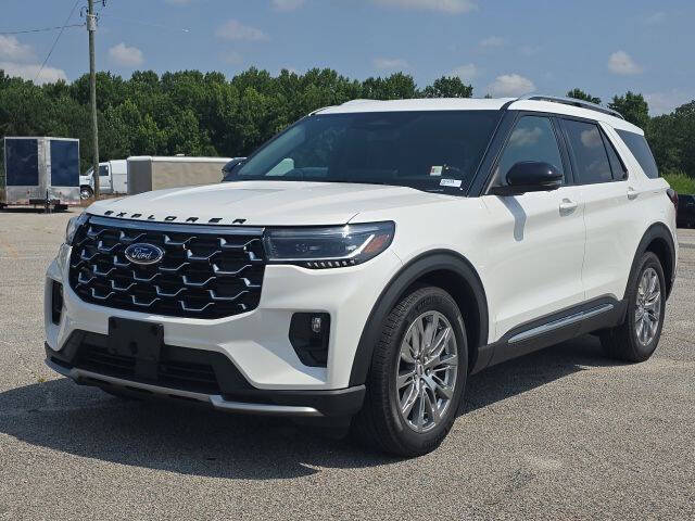 White 2025 Ford Explorer Platinum Platinum 4dr SUV 1