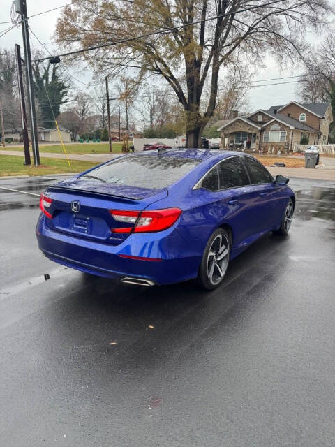 2021 Honda Accord for sale at Bliss Auto Sales LLC in Kannapolis, NC