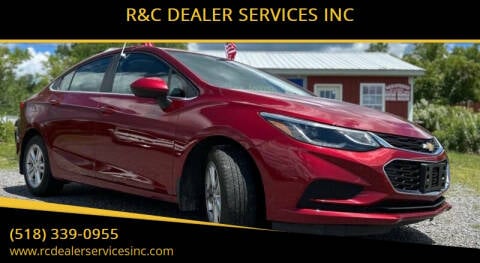 2018 Chevrolet Cruze for sale at R&C DEALER SERVICES INC in Cohoes NY