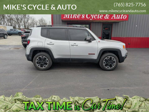 2017 Jeep Renegade for sale at MIKE'S CYCLE & AUTO in Connersville IN