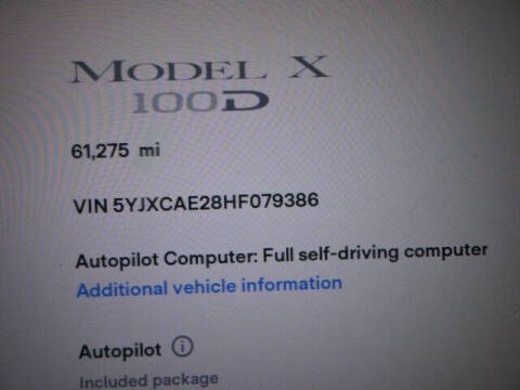 2017 Tesla Model X 100D